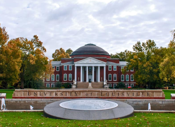 Outside view of dental school building