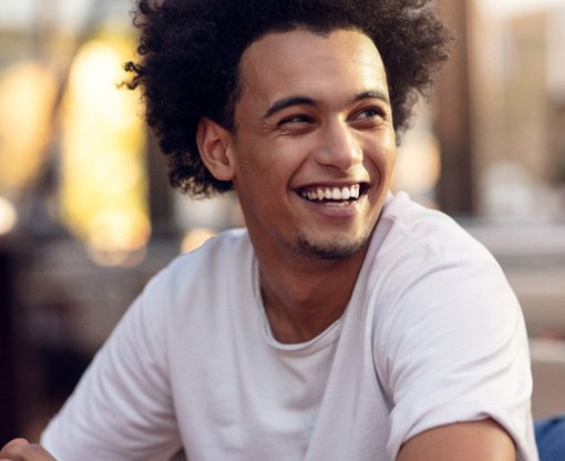 a man smiling with bright teeth in Carmel