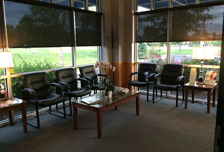 Dental office waiting room