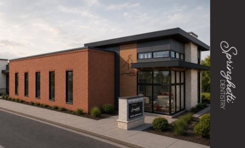 Exterior new building for the Springhetti office location.
