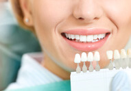 patient in Carmel after teeth whitening