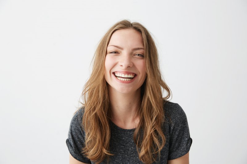 young woman smiling 